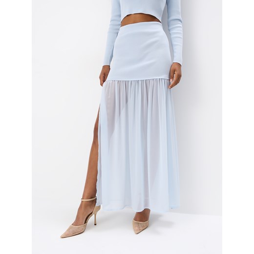 Spódnica niebieska Mohito maxi 