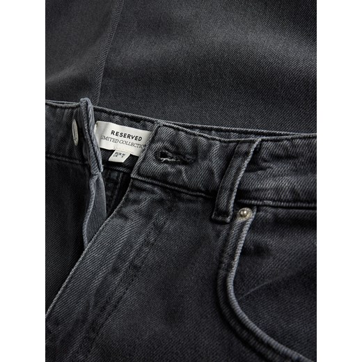 Jeansy damskie Reserved casual z bawełny