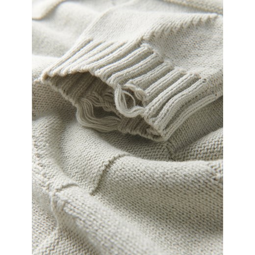 Reserved - Żakardowy sweter oversize - jasnoszary Reserved 158/164 (12-13 lat) Reserved