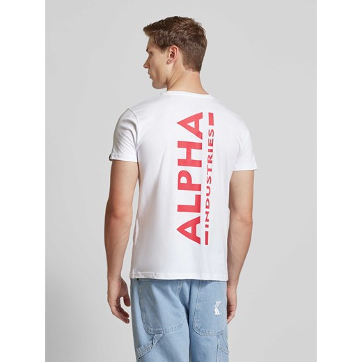 T-shirt z nadrukiem z logo Alpha Industries M Peek&Cloppenburg 