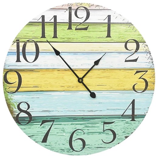 Zegar ścienny wielokolorowy 60 cm - Arktos 7X Elior One Size Edinos.pl