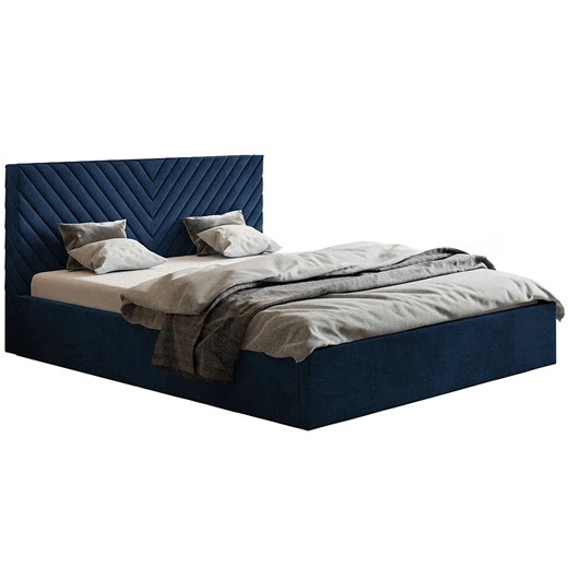 Tapicerowane łóżko 160x200 Nuvell 3X - 36 kolorów Elior One Size Edinos.pl