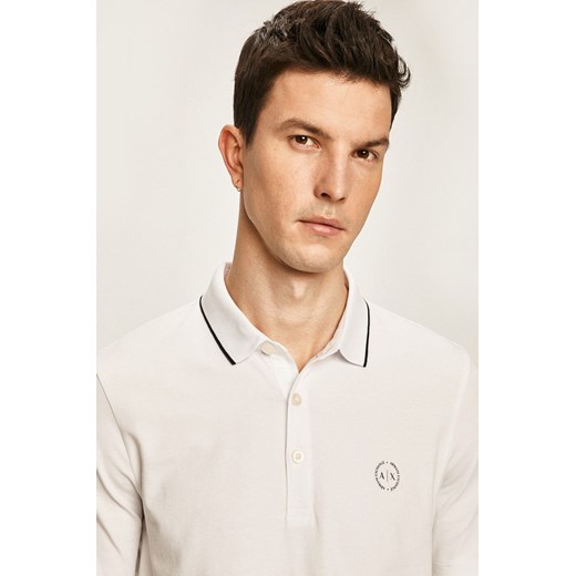 Armani Exchange – Polo 8NZF70 Z8M9Z ze sklepu ANSWEAR.com w kategorii T-shirty męskie - zdjęcie 173968522