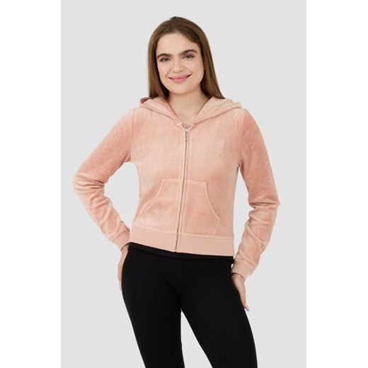 JUICY COUTURE Beżowa bluza Heritage Robyn Hoodie, Rozmiar L ze sklepu outfit.pl w kategorii Bluzy damskie - zdjęcie 173970272