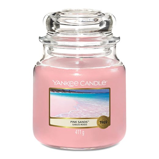 Yankee Candle Świeca zapachowa &quot;Pink Sands&quot; - 411 g ze sklepu Limango Polska w kategorii Świece i dyfuzory - zdjęcie 173970793