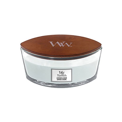 WoodWick Świeca zapachowa &quot;Lavender &amp; Cedar&quot; - 453,6 g ze sklepu Limango Polska w kategorii Świece i dyfuzory - zdjęcie 173970824