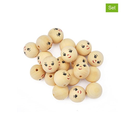 Playbox Drewniane kulki (20 szt.) w kolorze brązowym ze sklepu Limango Polska w kategorii Zabawki - zdjęcie 173972181