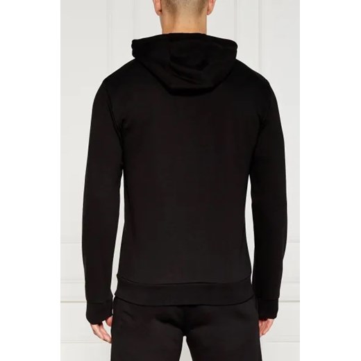 Bluza męska Emporio Armani czarna z napisami bawełniana