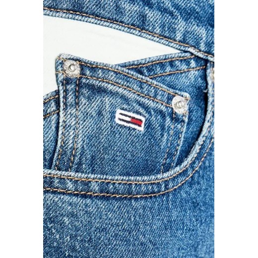 Jeansy damskie Tommy Jeans niebieskie w miejskim stylu