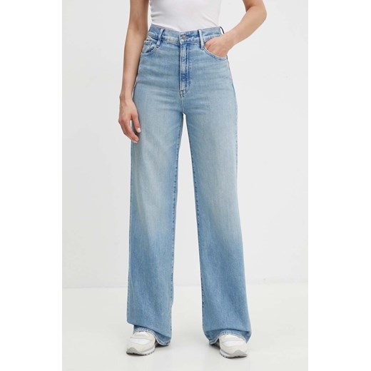 G-Star Raw jeansy damskie kolor niebieski D23591-D549 ze sklepu ANSWEAR.com w kategorii Jeansy damskie - zdjęcie 173975550