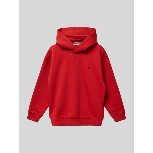 Bluza z kapturem i wyhaftowanym logo model ‘TIMELESS’ ze sklepu Peek&Cloppenburg  w kategorii Bluzy chłopięce - zdjęcie 173976463