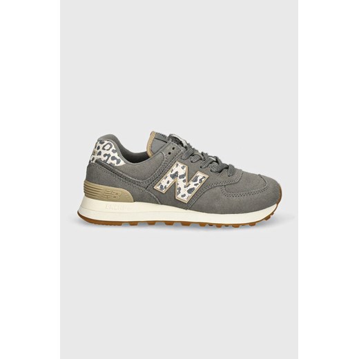 New Balance sneakersy zamszowe 574 kolor szary WL574IJ2 New Balance 37.5 PRM