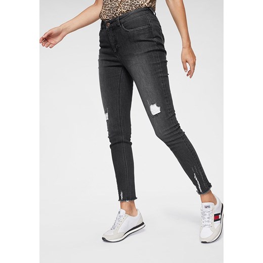 Aniston Dżinsy - Skinny fit - w kolorze czarnym ze sklepu Limango Polska w kategorii Jeansy damskie - zdjęcie 173979694
