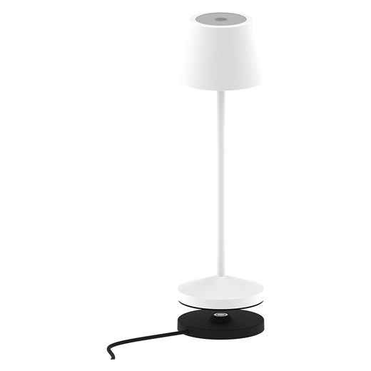 lumisky Lampa stołowa LED w kolorze białym - Ø 7,5 x wys. 20 cm Lumisky onesize wyprzedaż Limango Polska