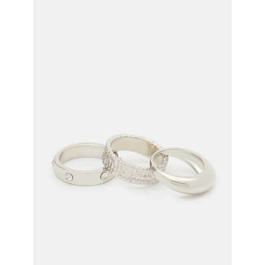 Mohito - Zestaw pierścionków - srebrny ze sklepu Mohito w kategorii Pierścionki - zdjęcie 173982590