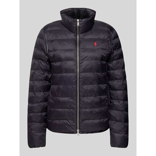 Pikowana kurtka z wyhaftowanym logo ze sklepu Peek&Cloppenburg  w kategorii Kurtki damskie - zdjęcie 173984170