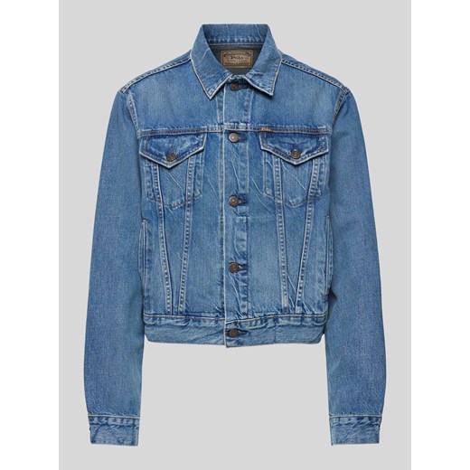 Kurtka jeansowa z kieszeniami z patką na piersi ze sklepu Peek&Cloppenburg  w kategorii Kurtki damskie - zdjęcie 173984173