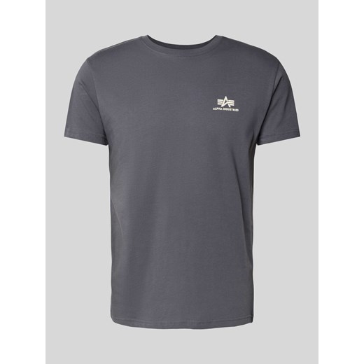 T-shirt z nadrukiem z logo ze sklepu Peek&Cloppenburg  w kategorii T-shirty męskie - zdjęcie 173984183