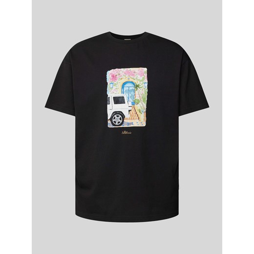 T-shirt z nadrukiem z logo ze sklepu Peek&Cloppenburg  w kategorii T-shirty męskie - zdjęcie 173984291