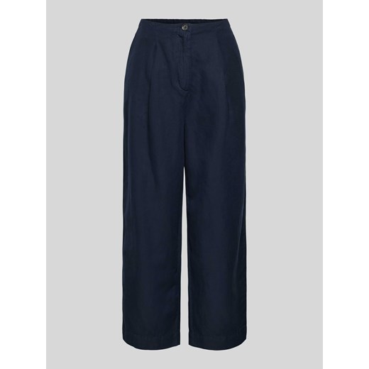 Kuloty o kroju regular fit z zakładkami w pasie ze sklepu Peek&Cloppenburg  w kategorii Spodnie damskie - zdjęcie 173984541
