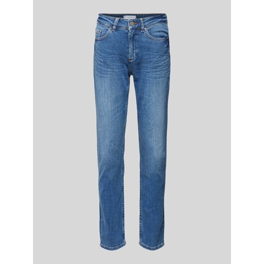 Jeansy o kroju slim fit z 5 kieszeniami ze sklepu Peek&Cloppenburg  w kategorii Jeansy damskie - zdjęcie 173984590