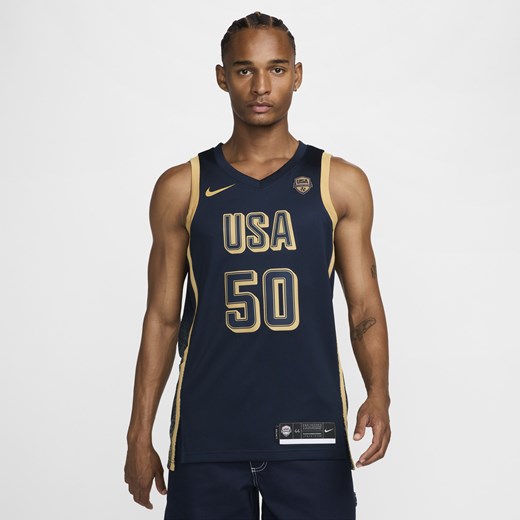 Męska koszulka do koszykówki Nike USAB Limited – replika - Niebieski Nike M Nike poland