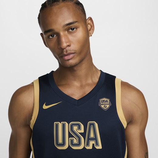 Męska koszulka do koszykówki Nike USAB Limited – replika - Niebieski Nike M Nike poland