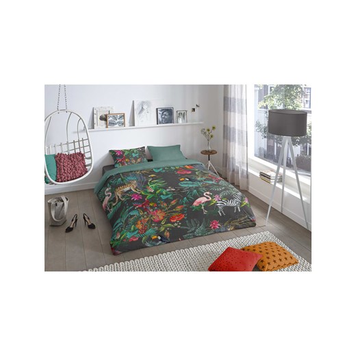 Good Morning Komplet pościeli renforcé &quot;Funky&quot; w kolorze zielonym ze Good Morning 200x200/220 cm wyprzedaż Limango Polska