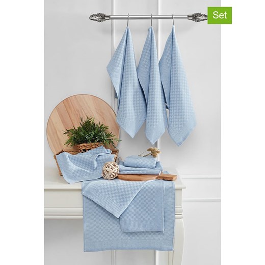 Violeta Home Ściereczki (10 szt.) w kolorze błękitnym do naczyń - 60 x 40 cm ze sklepu Limango Polska w kategorii Ścierki kuchenne - zdjęcie 173985803