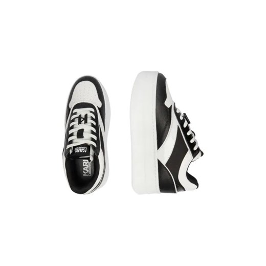 Buty sportowe damskie Karl Lagerfeld sneakersy z tworzywa sztucznego