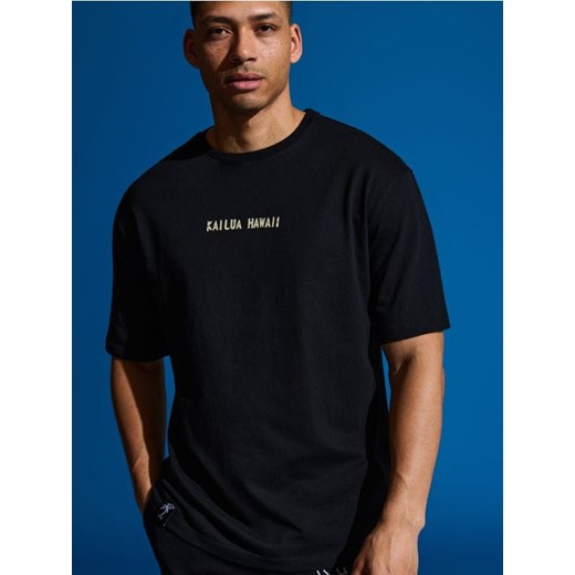 Sinsay - Koszulka - czarny ze sklepu Sinsay w kategorii T-shirty męskie - zdjęcie 173987953