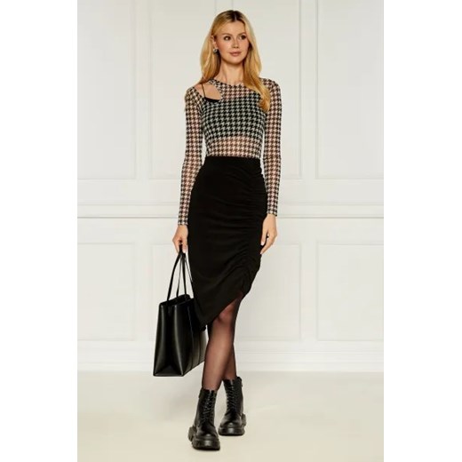 Spódnica czarna Hugo Boss midi