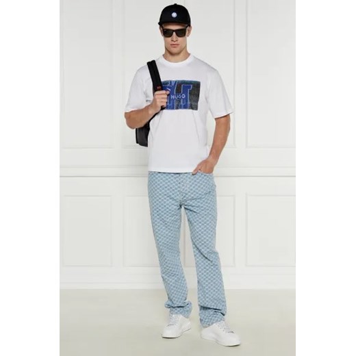 Hugo Blue T-shirt Nedary | Regular Fit Hugo Blue XL Gomez Fashion Store