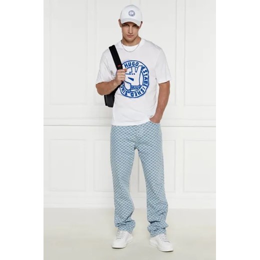 Hugo Blue T-shirt | Regular Fit Hugo Blue XL wyprzedaż Gomez Fashion Store