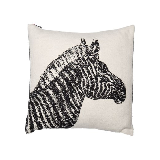 David Fussenegger Poszewka &quot;Nova - Zebra&quot; w kolorze czarno-białym na poduszkę ze sklepu Limango Polska w kategorii Poszewki na poduszki - zdjęcie 173992194