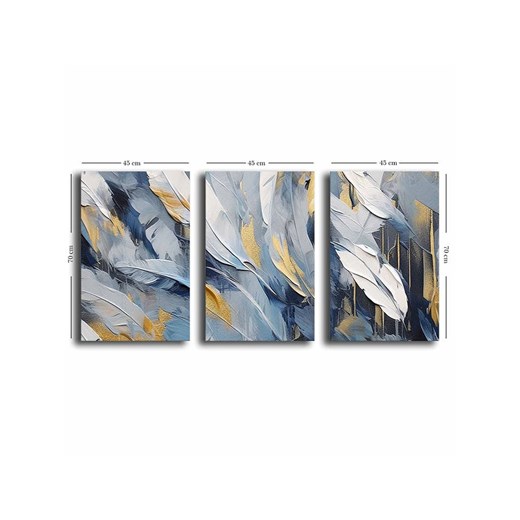 ABERTO DESIGN Druki (3 szt.) na płótnie - 45 x 70 cm Aberto Design onesize wyprzedaż Limango Polska