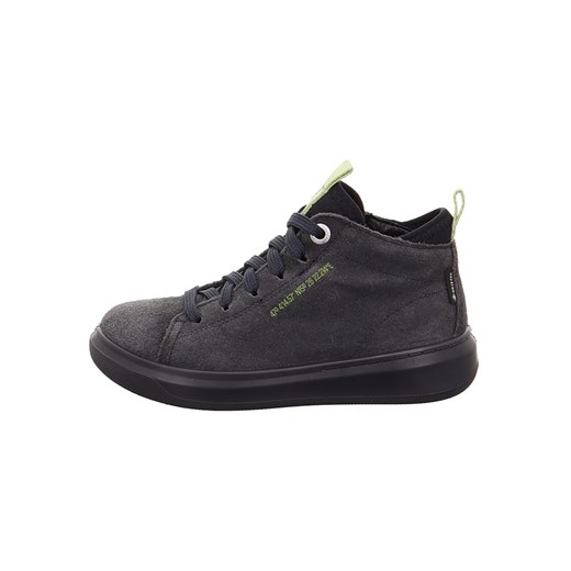 superfit Skórzane sneakersy &quot;Cosmo&quot; w kolorze antracytowym ze sklepu Limango Polska w kategorii Trampki dziecięce - zdjęcie 173993242