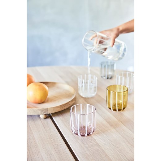 OYOY living design Szklanki (2 szt.) "Mizu" w kolorze szarym - 200 ml Oyoy Living Design onesize wyprzedaż Limango Polska