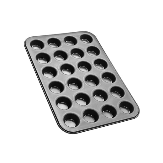 Zenker Forma &quot;Black Metallic&quot; w kolorze czarnym na muffinki - 38 x 26 cm ze sklepu Limango Polska w kategorii Akcesoria do pieczenia - zdjęcie 173993581