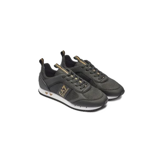 Buty sportowe męskie Emporio Armani sznurowane jesienne z tworzywa sztucznego