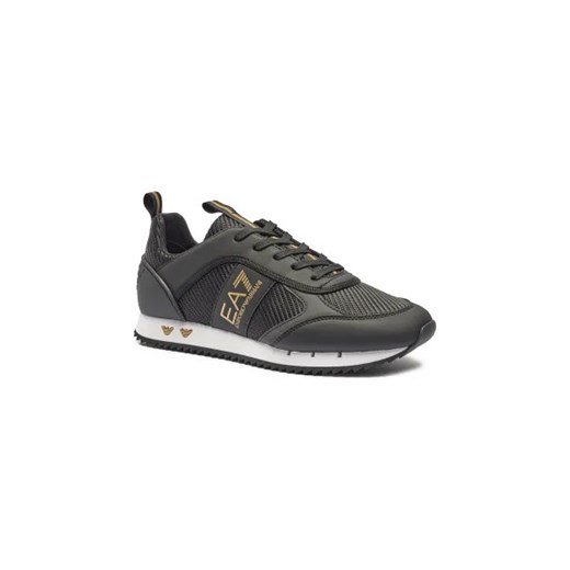 Buty sportowe męskie Emporio Armani sznurowane z tworzywa sztucznego