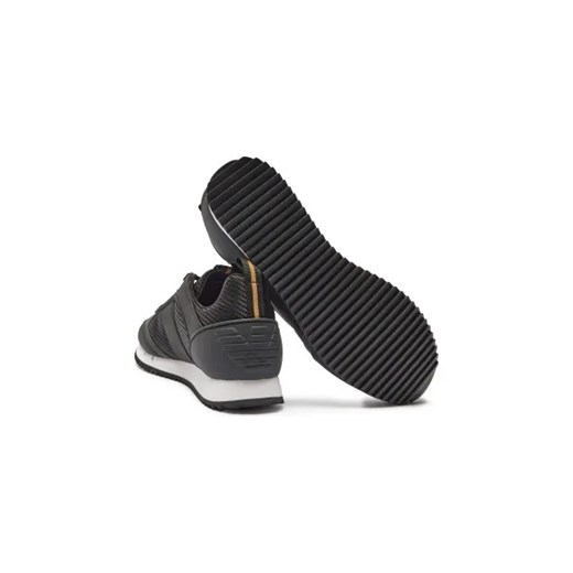 Buty sportowe męskie Emporio Armani z tworzywa sztucznego sznurowane