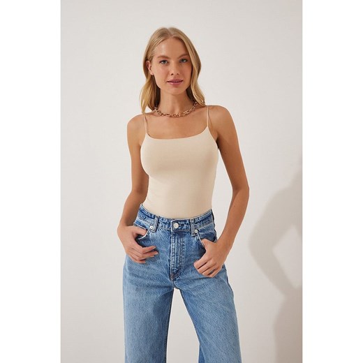 Happiness Istanbul Top w kolorze beżowym Happiness Istanbul 36 okazyjna cena Limango Polska