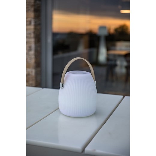 lumisky Lampa dekoracyjna LED &quot;Mini May&quot; z głośnikiem - wys. 22 cm ze sklepu Limango Polska w kategorii Oświetlenie ogrodowe - zdjęcie 173996872