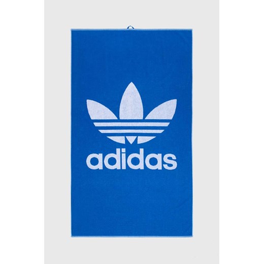 adidas Originals ręcznik bawełniany 100x170 cm kolor niebieski IT7107 ze sklepu ANSWEAR.com w kategorii Ręczniki - zdjęcie 173998964