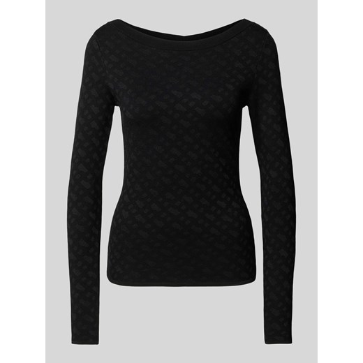 Sweter z dzianiny z dekoltem w łódkę model ‘Ferenti’ ze sklepu Peek&Cloppenburg  w kategorii Swetry damskie - zdjęcie 173999302