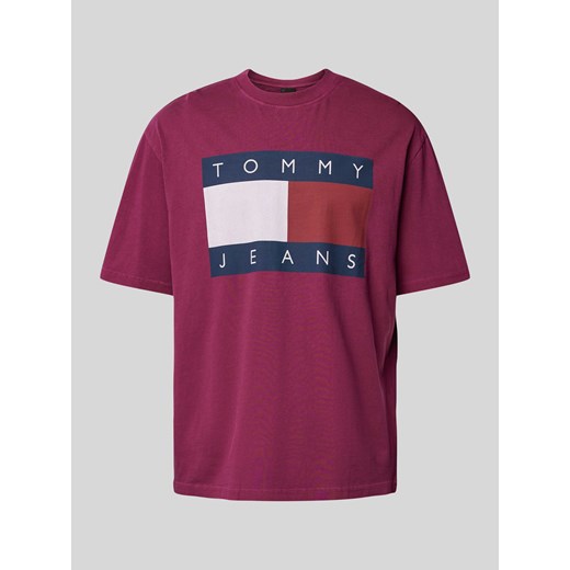 T-shirt z nadrukiem z logo ze sklepu Peek&Cloppenburg  w kategorii T-shirty męskie - zdjęcie 174000324