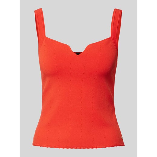 Top z falistym wykończeniem ze sklepu Peek&Cloppenburg  w kategorii Bluzki damskie - zdjęcie 174000354