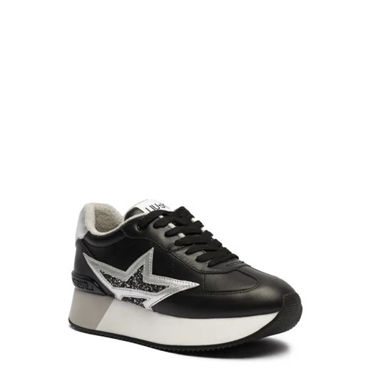 Buty sportowe damskie Liu Jo sneakersy z tkaniny na platformie sznurowane