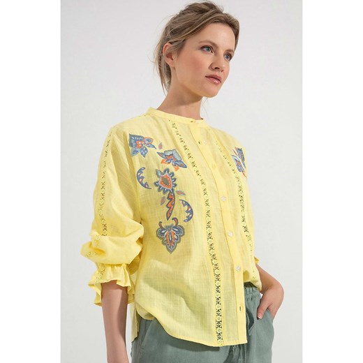 Josephine &amp; Co Bluzka w kolorze żółtym ze sklepu Limango Polska w kategorii Bluzki damskie - zdjęcie 174001533